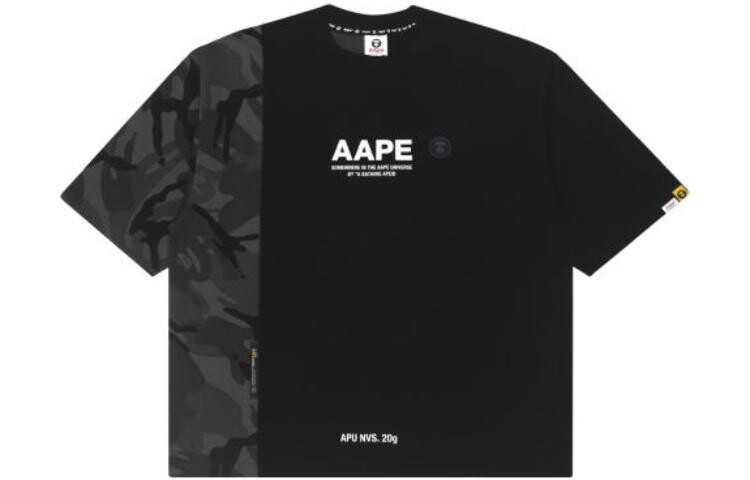 

Футболка мужская черная Aape, черный