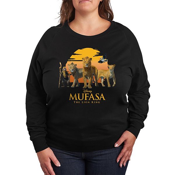 

Футболка с длинным рукавом Mufasa: The Lion King plus size sun french terry Disney