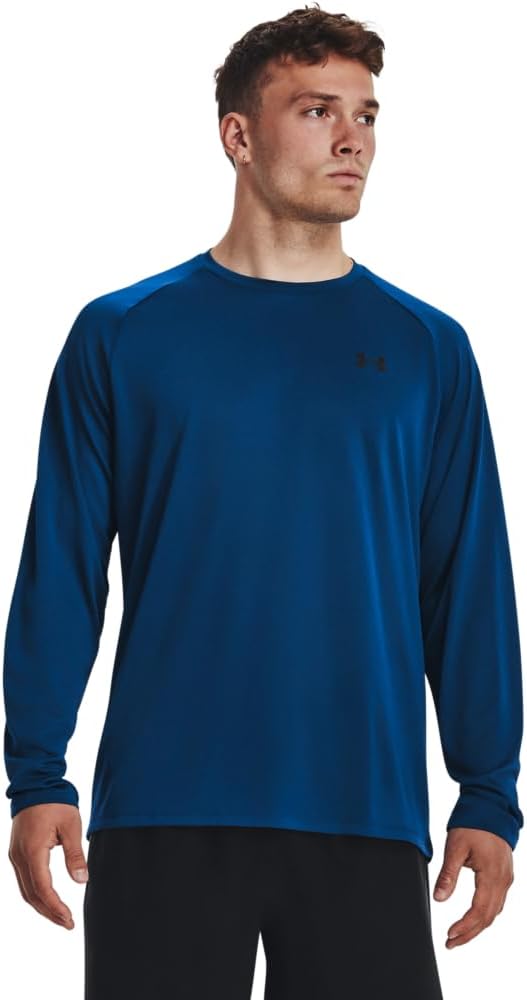 

Under Armour мужская футболка Tech 2.0 с длинным рукавом, (426) Varsity Blue/Black, Черный, Under Armour мужская футболка Tech 2.0 с длинным рукавом, (426) Varsity Blue/Black