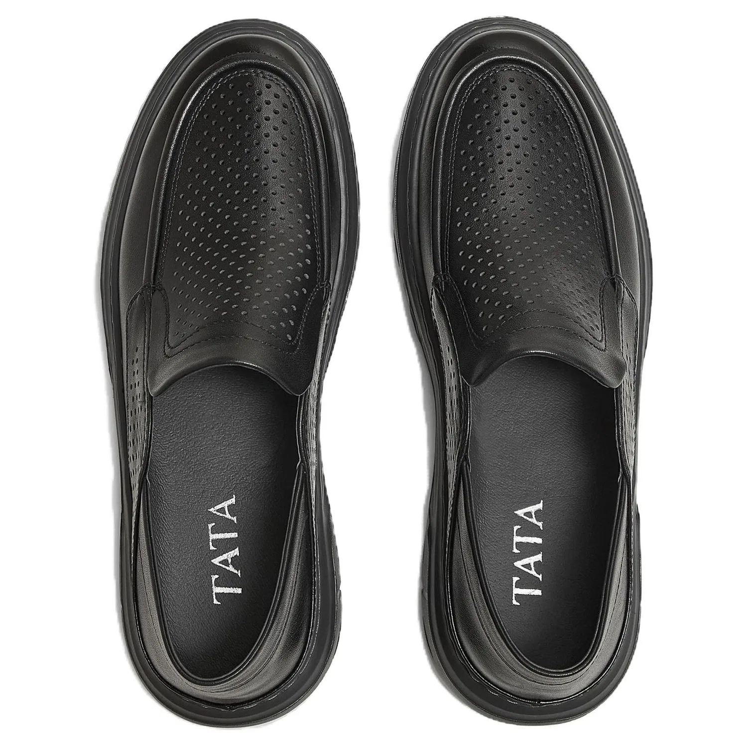 Tata Men's Casual Shoes Men's Low Top Black — фото 4