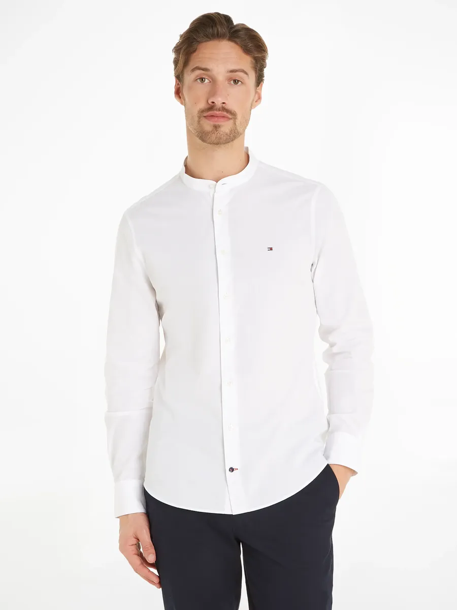 

Рубашка Tommy Hilfiger с длинными рукавами "CL-W OXFORD DOBBY SF SHIRT", с тонкой структурой, белый