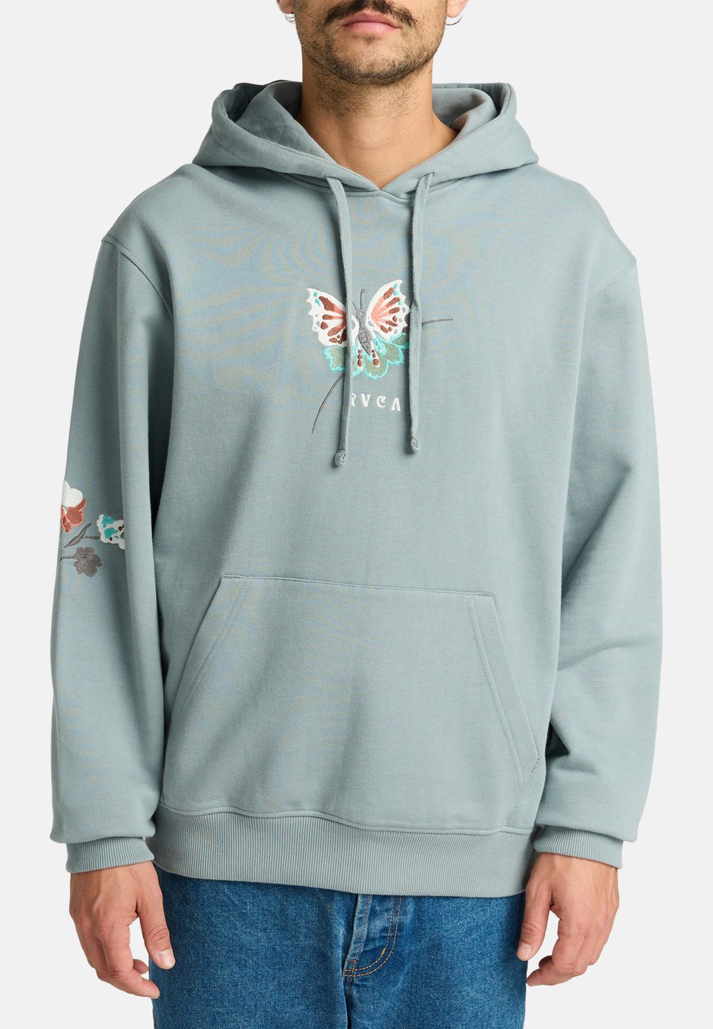 

Толстовка с капюшоном SCORCHED RVCA, серый