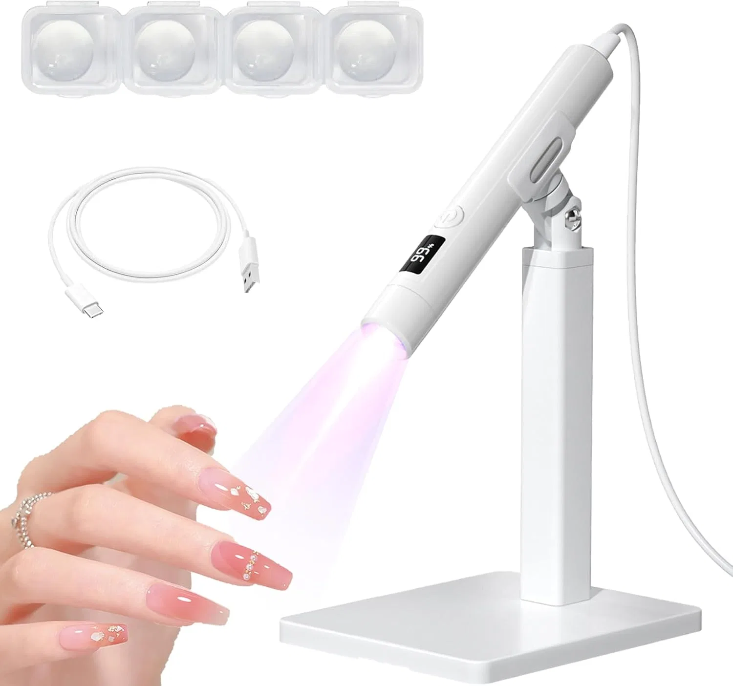 Портативная UV/LED лампа для гель-лака 2-в-1 Aonat