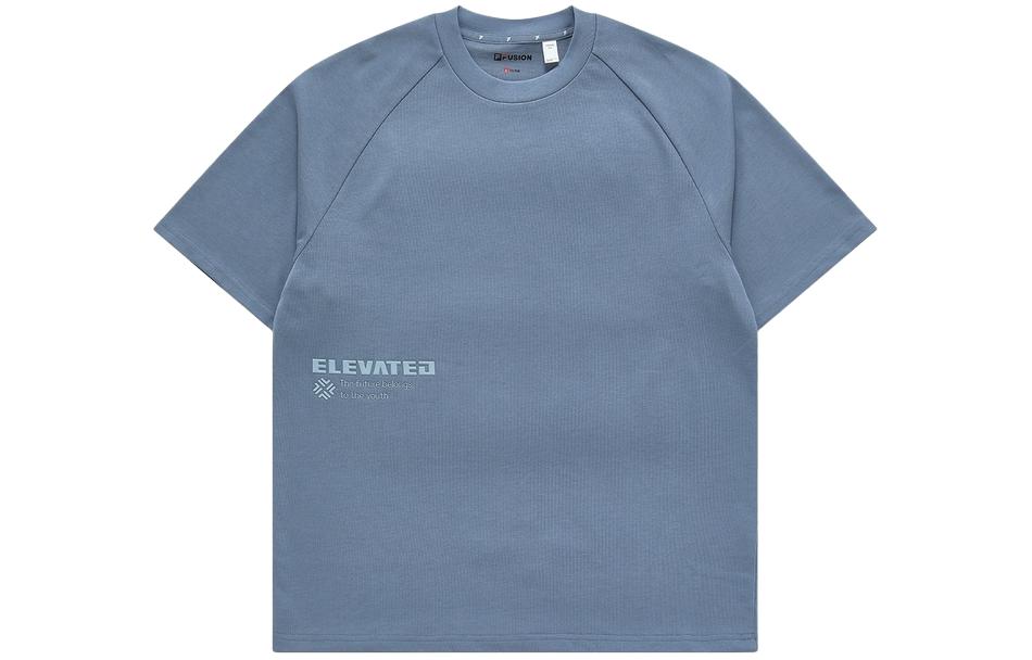 

Футболка унисекс дымчато-голубая FILA FUSION