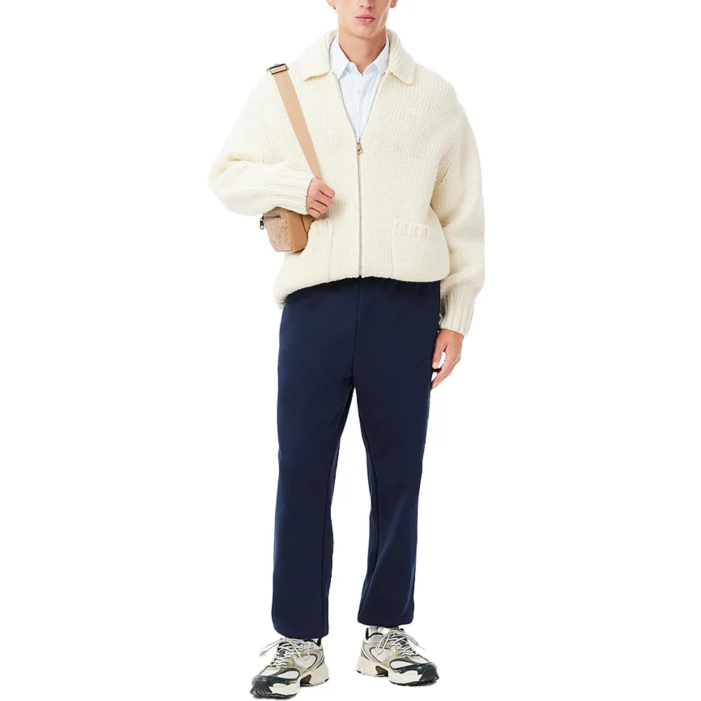 Спортивные штаны с вышитым логотипом LACOSTE, cca/серебро серый — фото 4