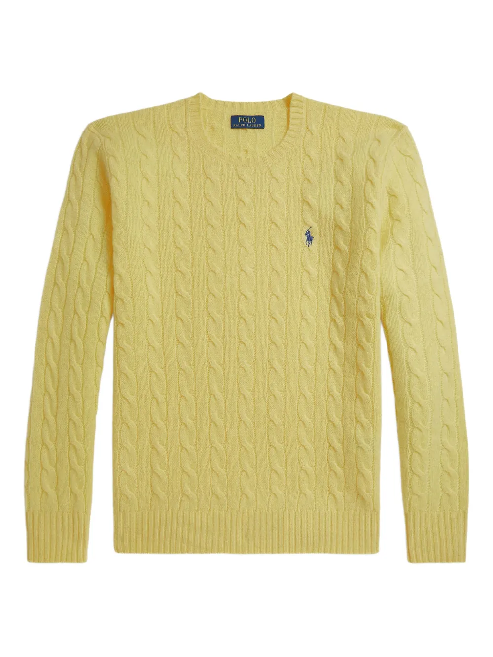 

Свитер косой вязки POLO RALPH LAUREN, желтый
