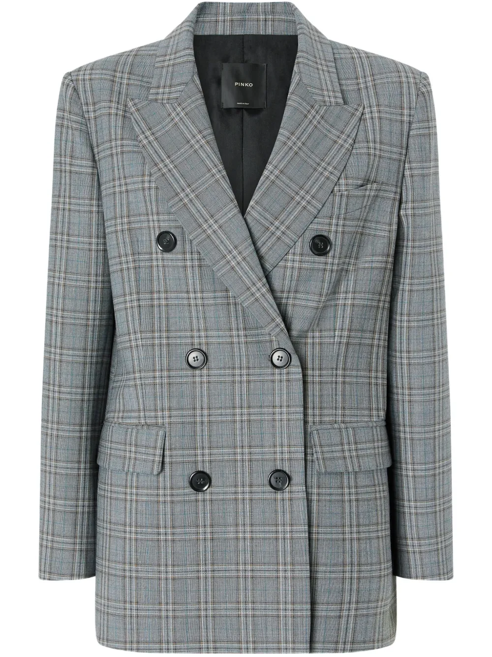 

Пиджак в клетку PINKO, серый