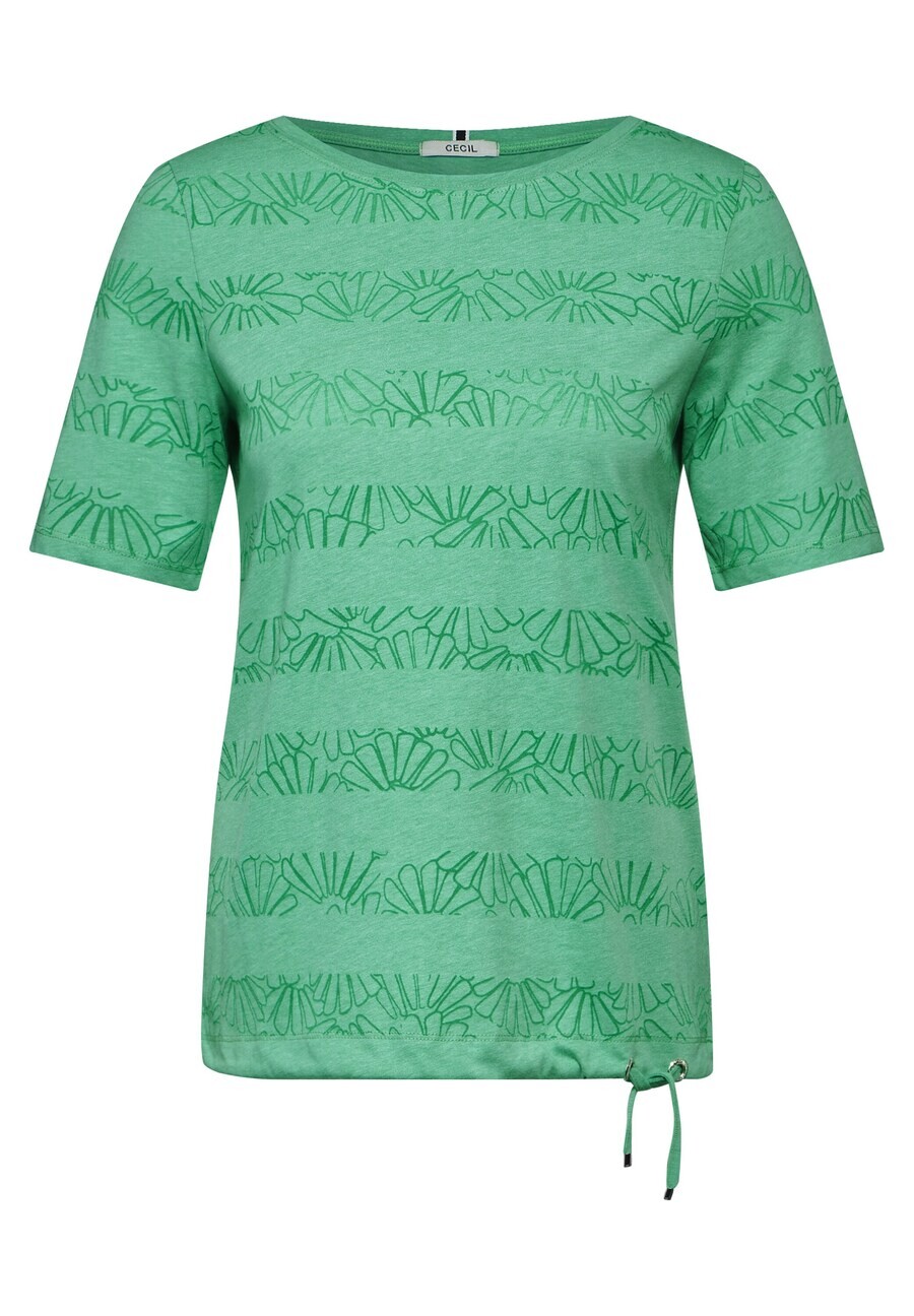 

Футболка CECIL Shirt, цвет green/mottled green