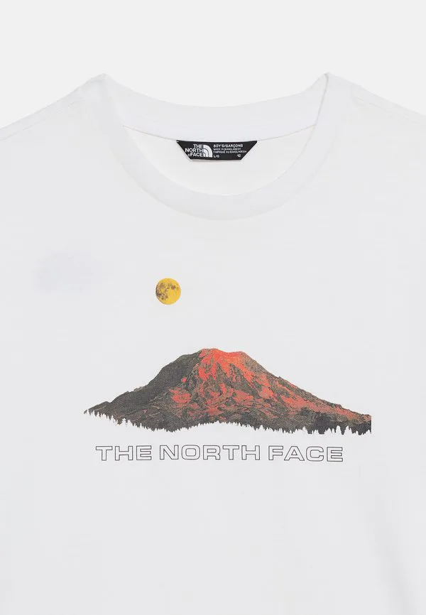 Футболка с коротким рукавом и принтом "горная ночь" The North Face, White — фото 3