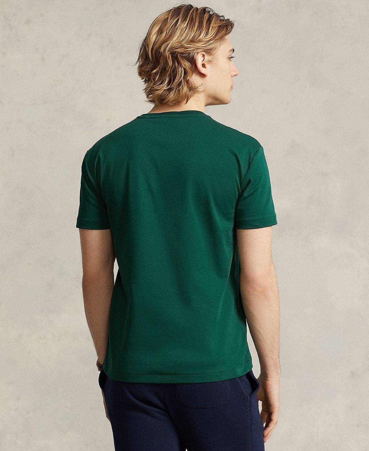 

Мужская приталенная футболка из мягкого хлопка на заказ Polo Ralph Lauren