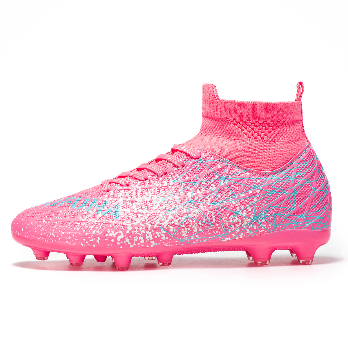 

BIANSULONG Унисекс футбольные бутсы низкие розовые Pink-Turf, цвет Pink-Turf