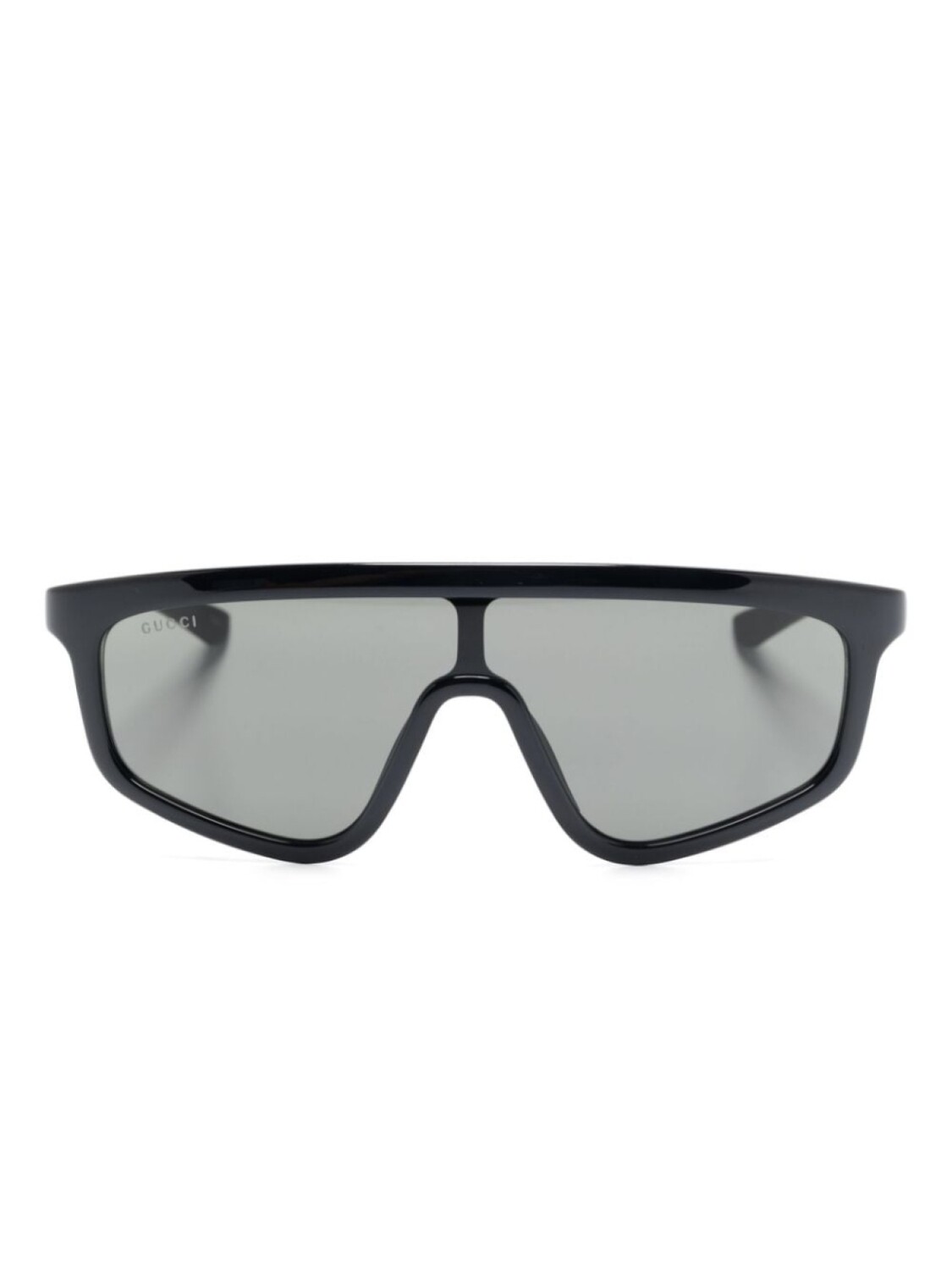 

Gucci Eyewear солнцезащитные очки-маска, черный