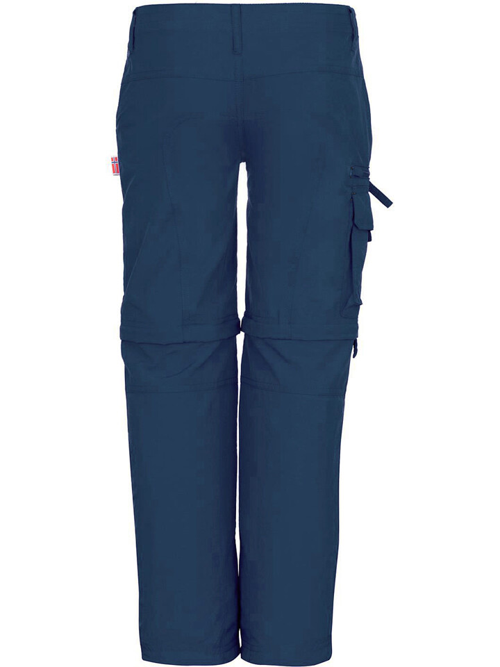 Спортивные брюки Trollkids Zipp-Off- Oppland - Regular fit -, темно-синий — фото 2