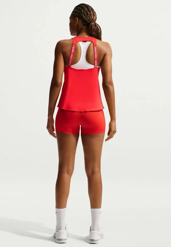 W np sculpt df hr 3in короткие леггинсы Nike Performance, Light Crimson White — фото 3