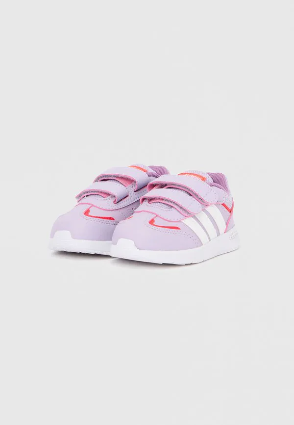 Кроссовки для бега по шоссе tensaur switch унисекс Adidas Performance, Powder Plum/White/Lucid Red — фото 2