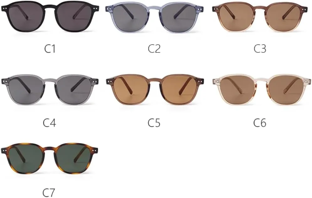 

Солнцезащитные очки с защитой UV400 | Оправа Rivets, прозрачно-серый цвет | для женщин и мужчин, для занятий спортом на открытом воздухе и вождения DSVIGF, 02