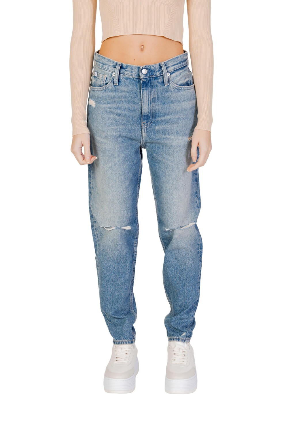 

Джинсы Calvin Klein Jeans с разрезами, синий