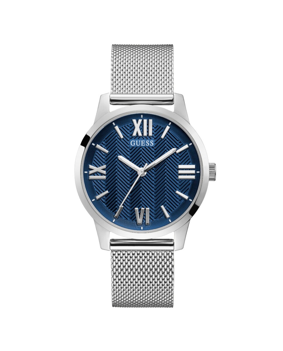 

Мужские часы Campbell GW0214G1 со стальным и серебряным ремешком Guess, серебро