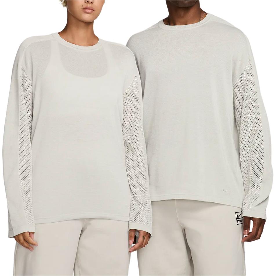 Stussy X L/S Джерси Азиатский размер S Nike, светло-weight бежевый — фото 4