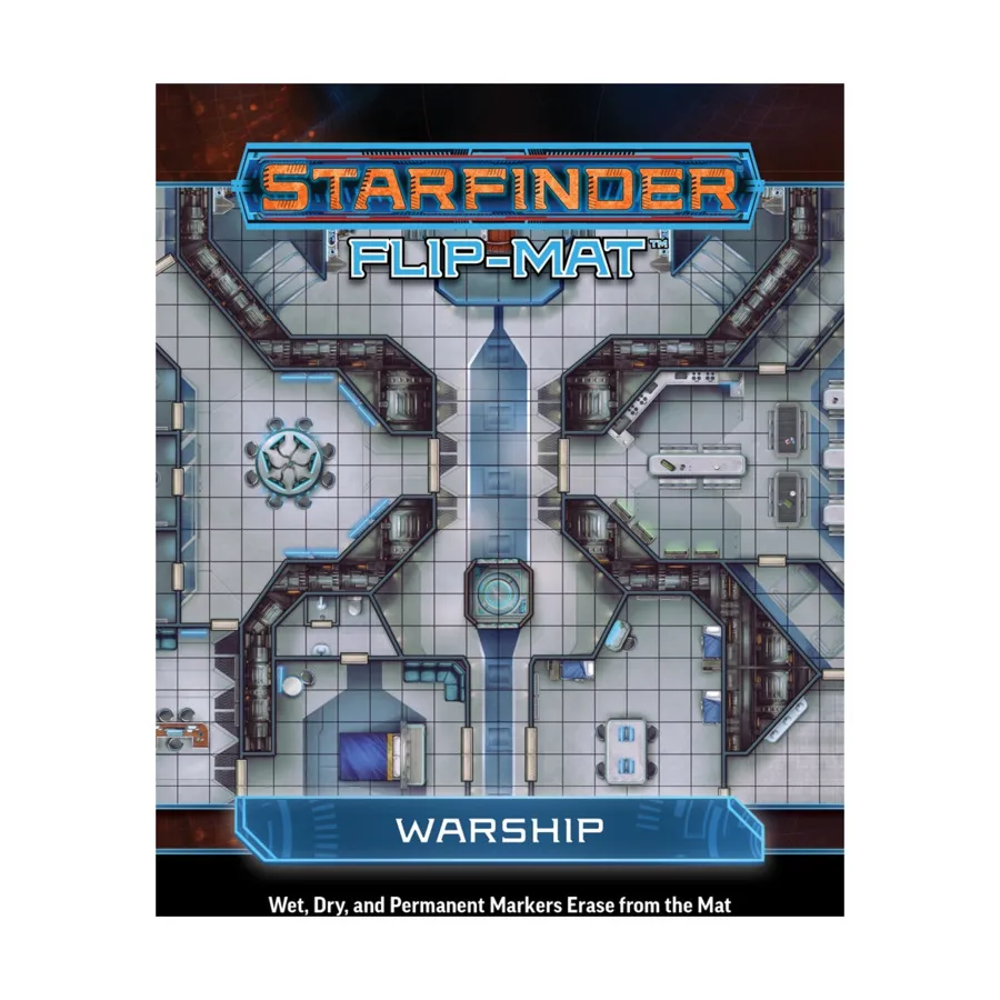 

Флип-мат - Военный корабль, Starfinder Campaign Setting - Flip-Mats & Map Folios
