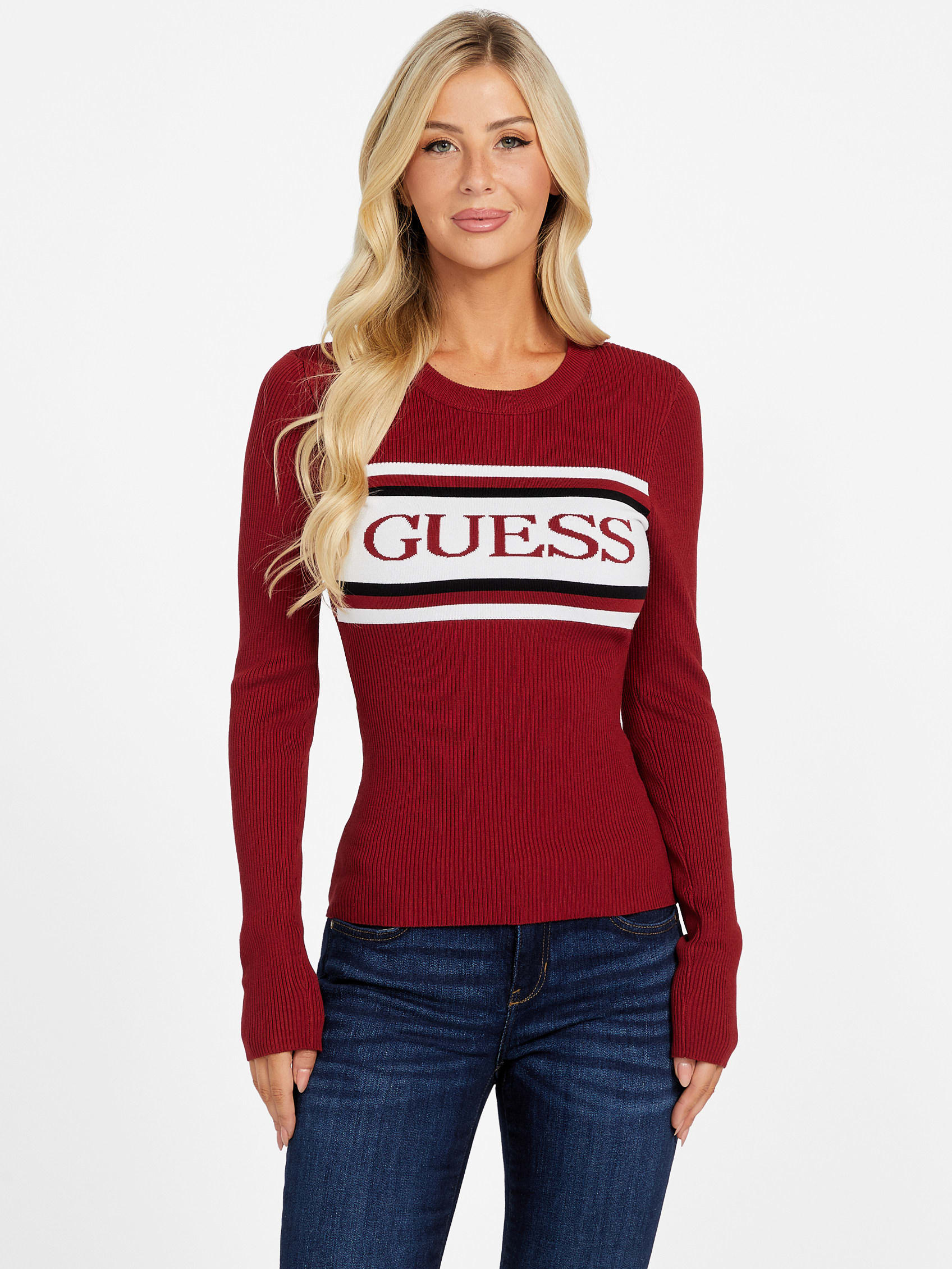 

Николайн свитер Guess Factory, красный