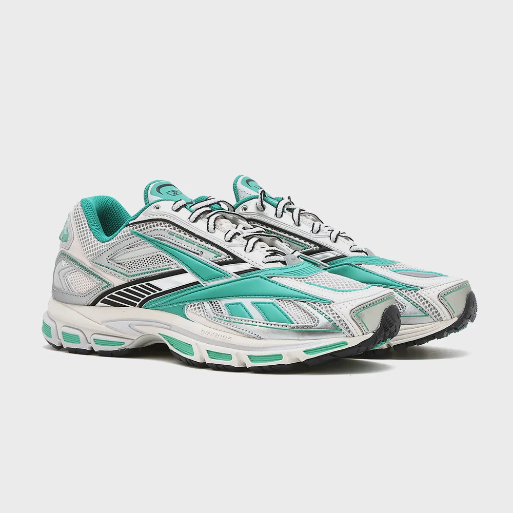 Мужские беговые кроссовки Premier Road Ultra металлик-зелёные от Reebok — фото 2