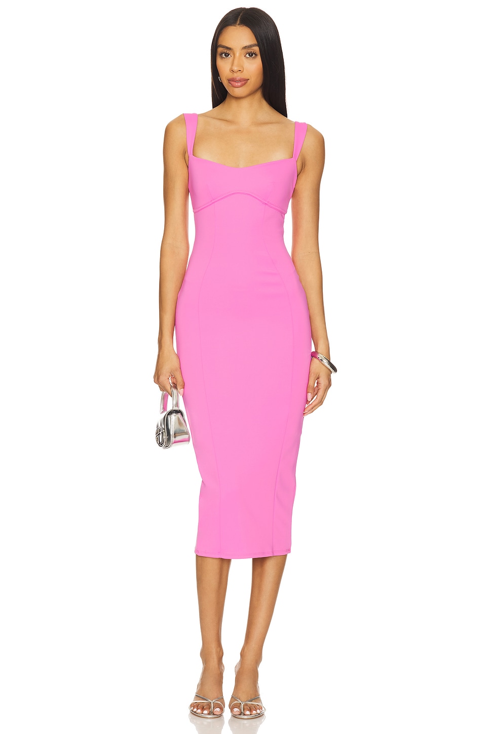 

Платье миди "Scuba Sweetheart" Good American, berry sorbet010