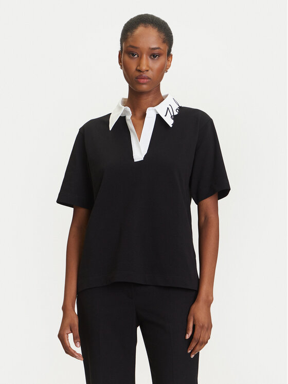 

Поло regular fit A3W17113 Karl Lagerfeld, чёрный