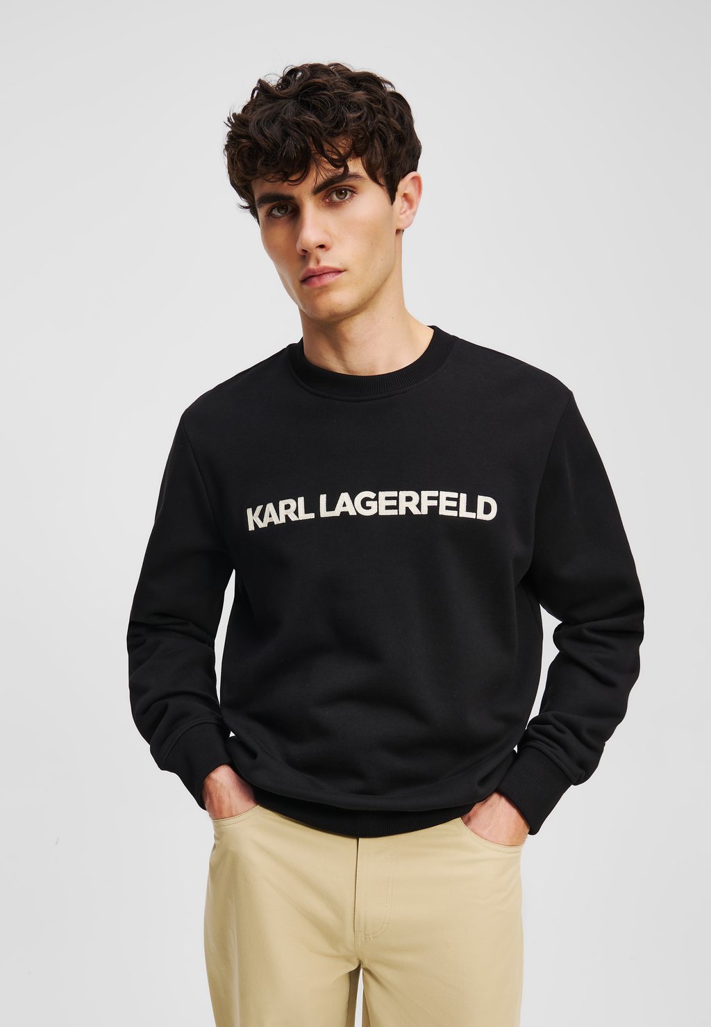 

Толстовка LOGO KARL LAGERFELD, черный