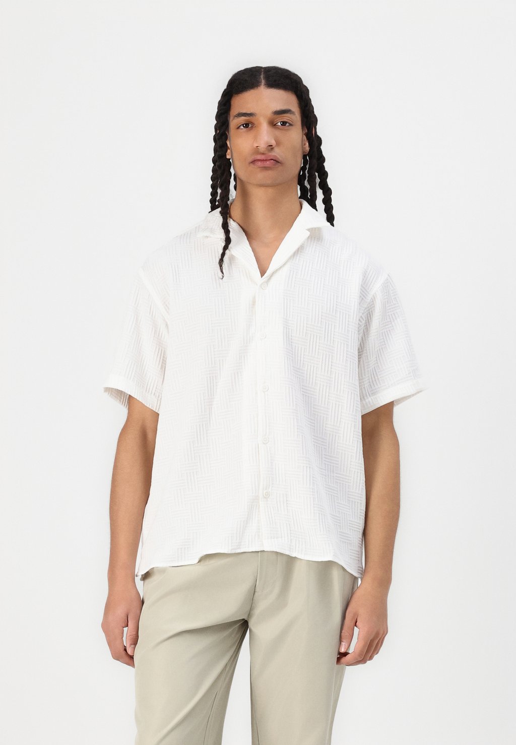 

Рубашка JJEMATTEO RESORT SHIRT Jack & Jones, белый