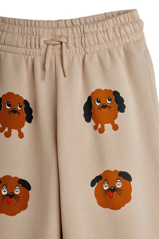 Детские хлопковые спортивные штаны Doggies Mini Rodini, серый — фото 4