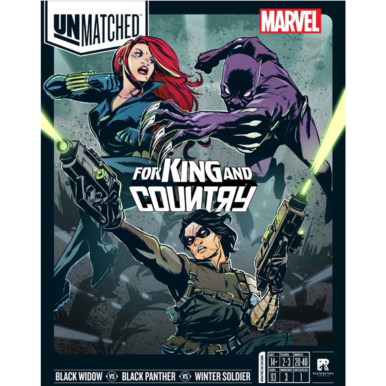 

Настольная игра Unmatched: Marvel - For King and Country