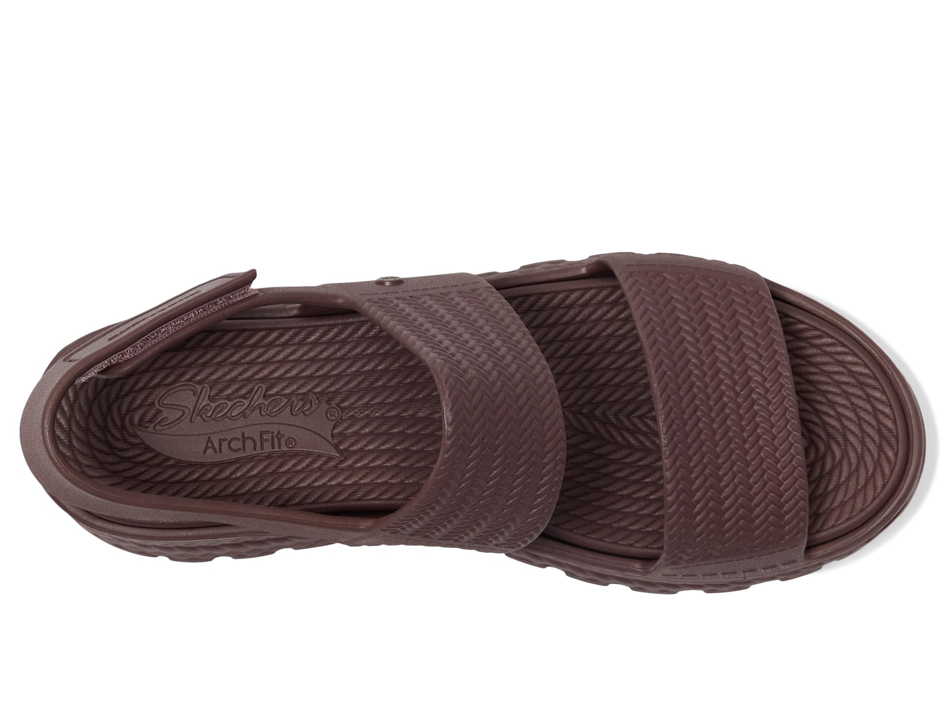 Сандалии SKECHERS Foamies Arch Fit Footsteps - Sunny Days, коричневый — фото 2
