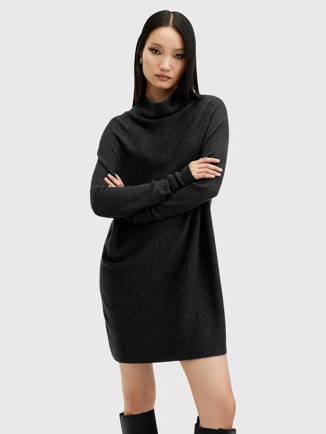 

Джемпер AllSaints Ridley Wool Cashmere, цвет cinder black marl