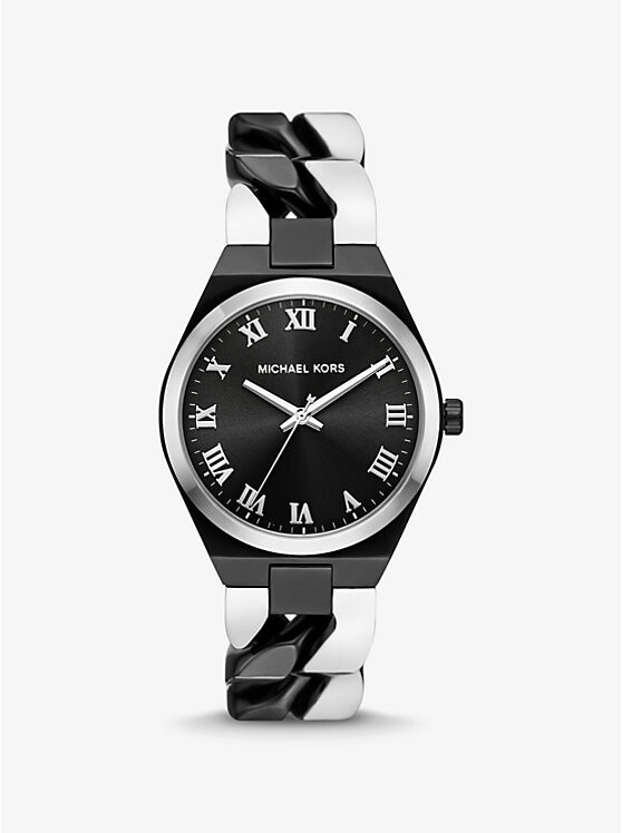 

Двухцветные часы Lennox Michael Kors, черный