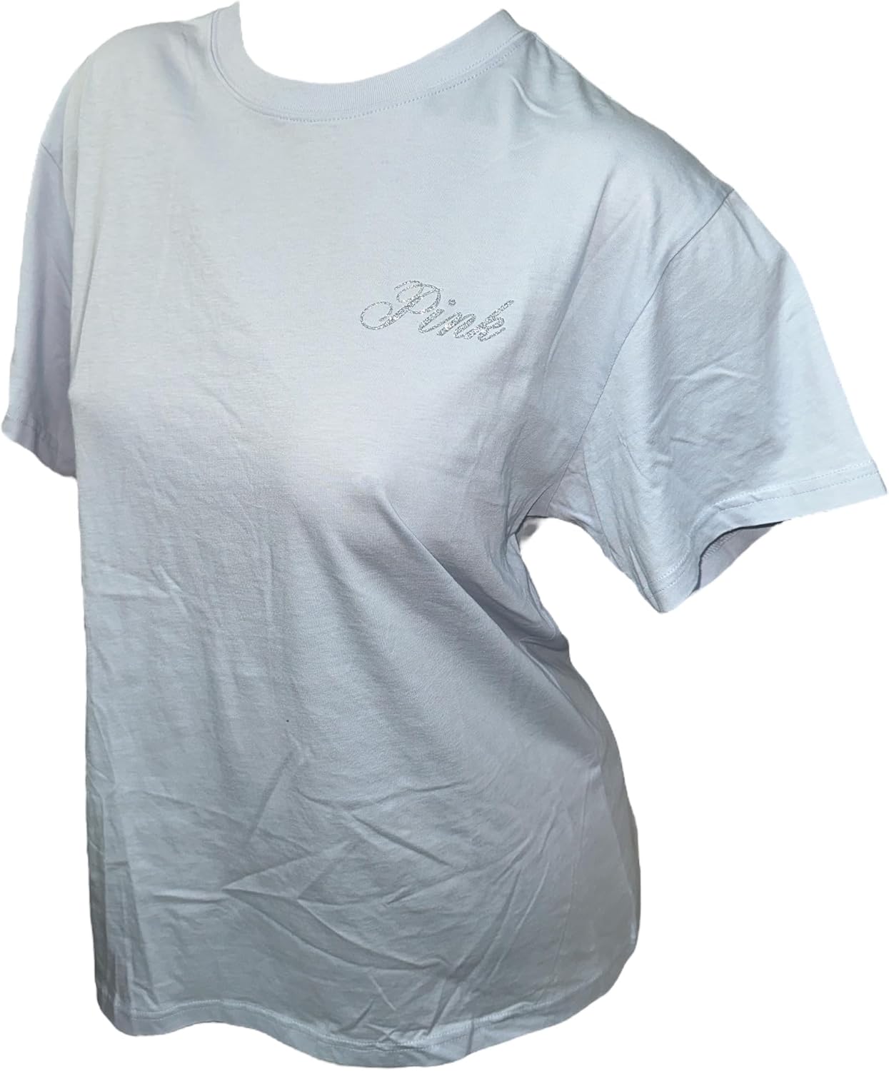 

Футболка Victoria's Secret Pink Campus Cotton с короткими рукавами, цвет: синий, новинка, Blue Bling