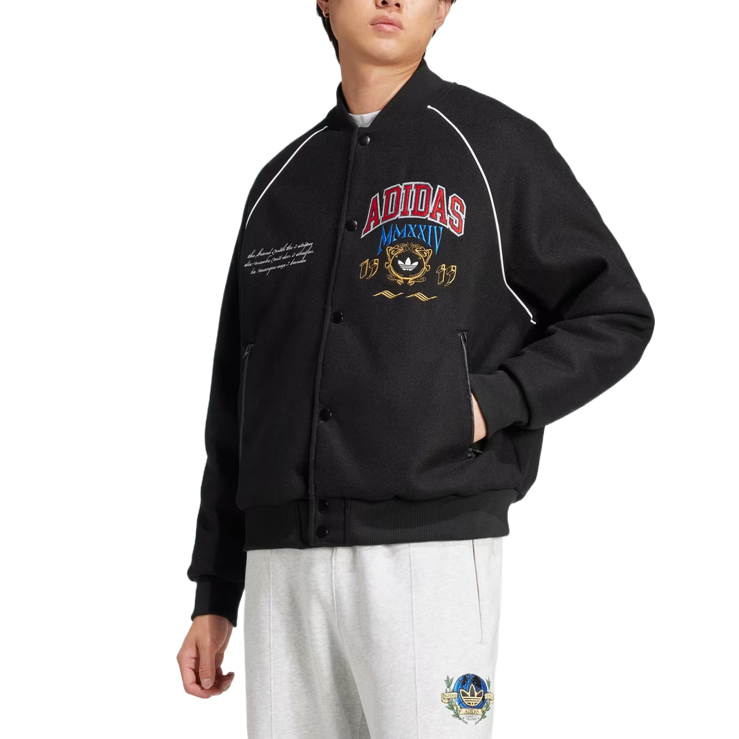 Куртка VRCT мужская Adidas Originals, черный — фото 3