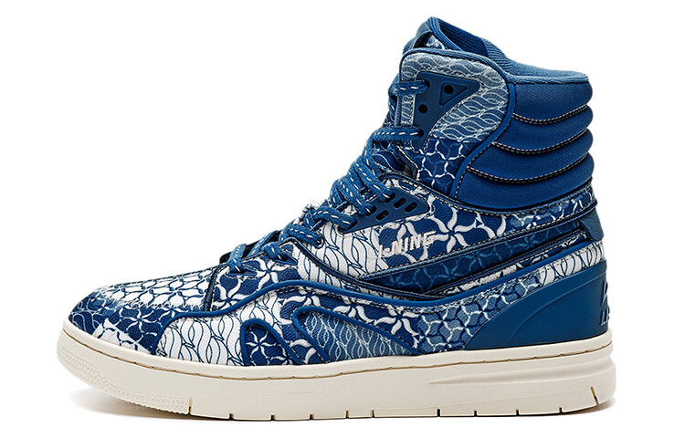 

Кроссовки для скейтбординга Blue Series женские, высокие, прямые, синие Li-Ning 1990