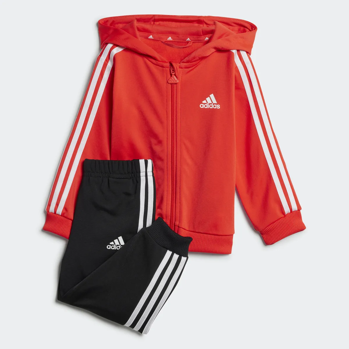 

Спортивный костюм Adidas Sportswear "I 3S SHINY TS" (2 шт.), для малышей и малышей, белый