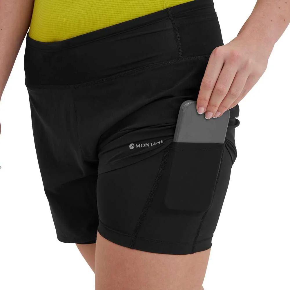 

Шорты Montane Slipstream Twin Skin, черный