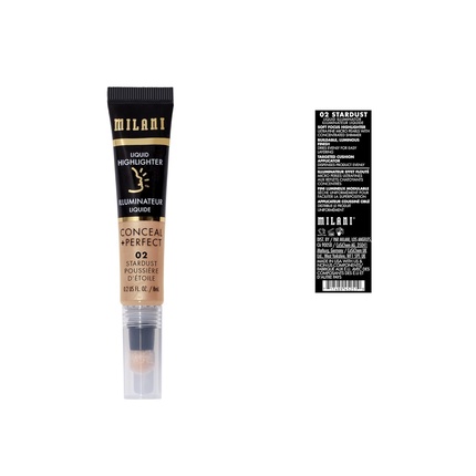 Conceal + Perfect Liquid Highlighter для дополнительного сияния и подтяжки лица Milani — фото 2