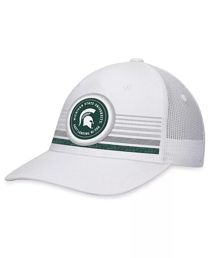 

Мужская белая кепка Michigan State Spartans Top Trace Trucker Snapback Top Of The World