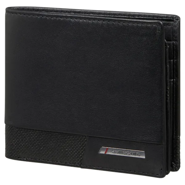 

Кожаный кошелек pro-dlx 6 slg 049 - bs 9cc+vfl+2c+ Samsonite, черный