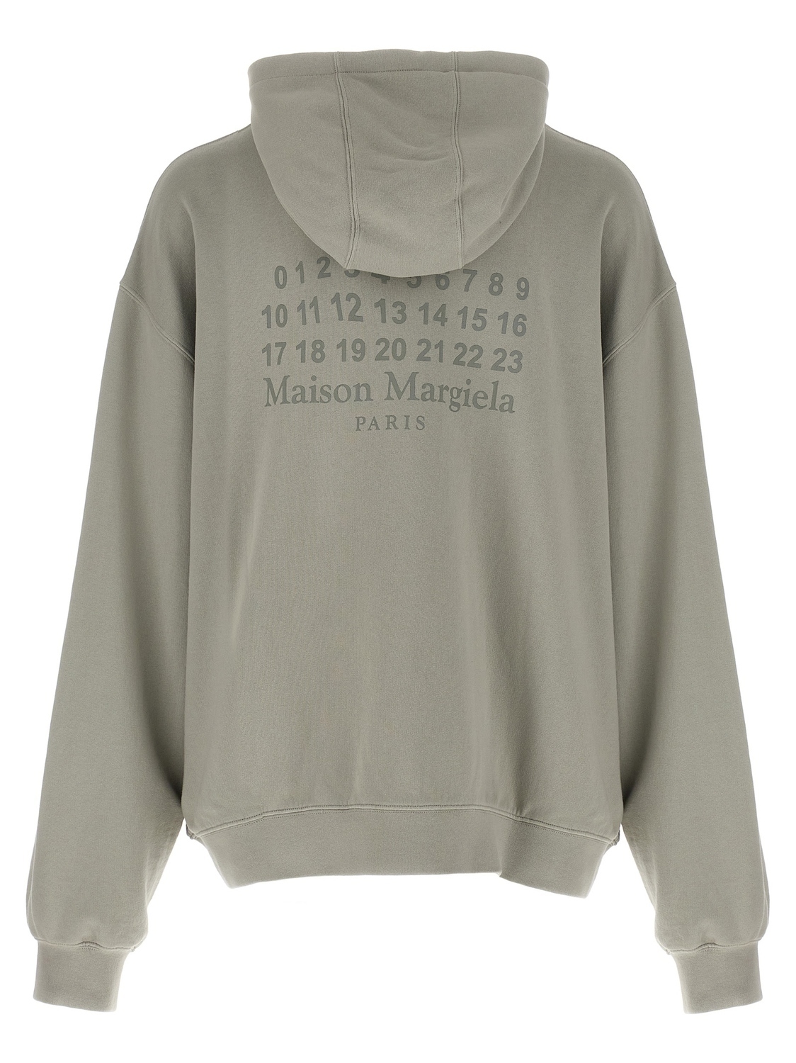 Худи «Числовая подпись MM6» MAISON MARGIELA, серый — фото 2