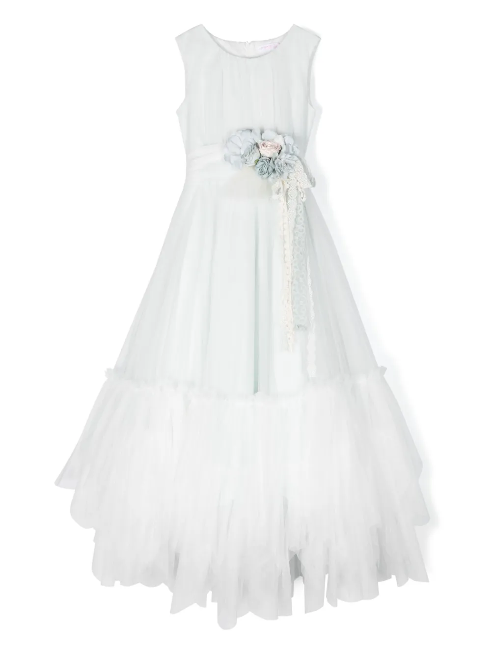 

Платье макси с цветочной аппликацией Mimilù, зеленый