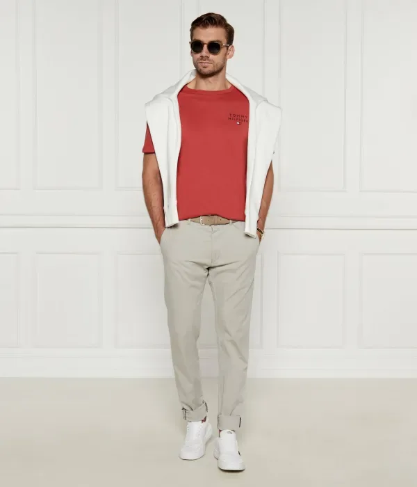 Футболка regular fit Tommy Hilfiger, коралловый — фото 2