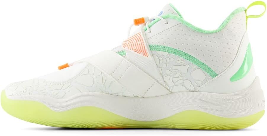 

New Balance Unisex-Adult FuelCell Lindor 2 Comp, Optic White/Neon Dragonfly/Cosmic Pineapple