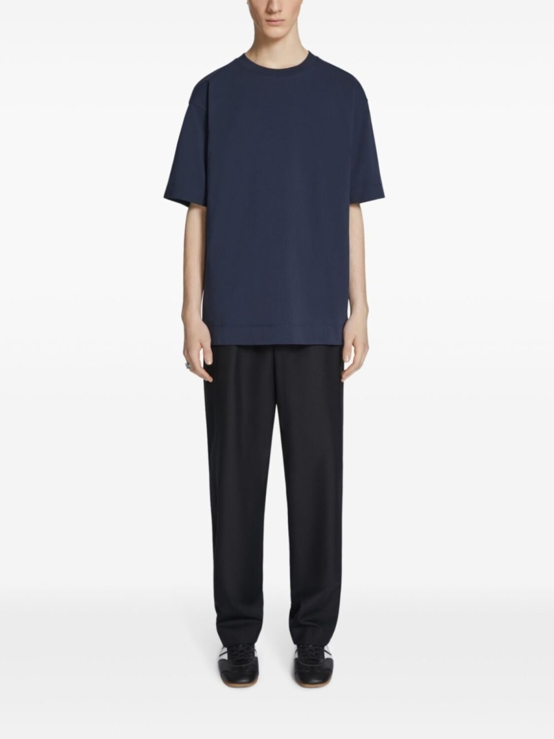 

DRIES VAN NOTEN футболка с круглым вырезом, синий