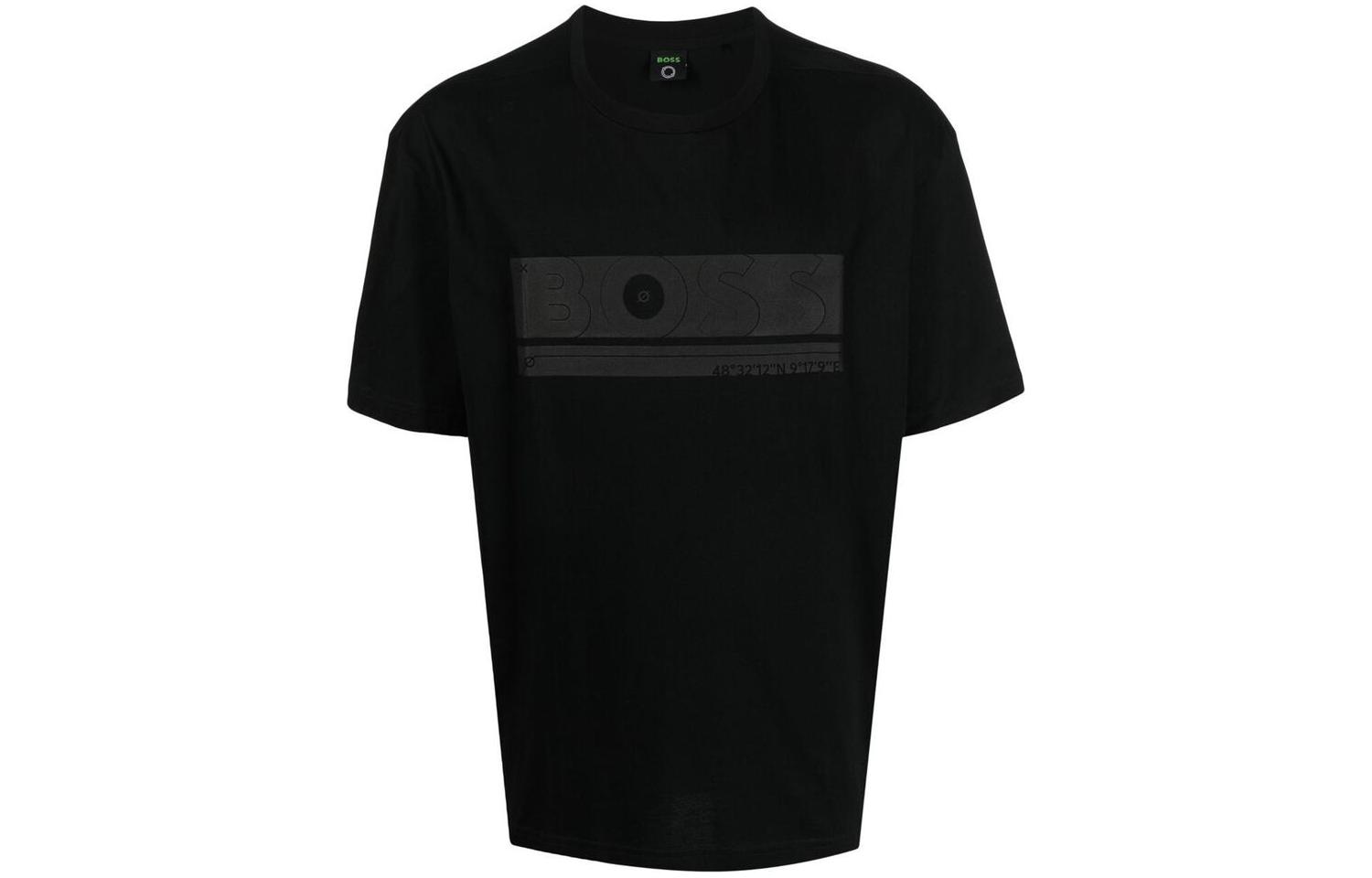 

Футболка мужская черная FW22 HUGO BOSS