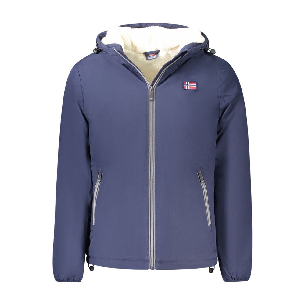 

Синяя мужская куртка из полиэстера Geographical Norway